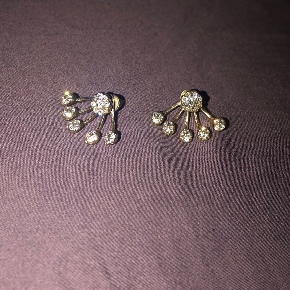 Earlobe gripping earrings